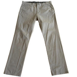 English Laundry Pants Mens 36x32 Khaki Stretch Slim Straight Casual Wear Daily X